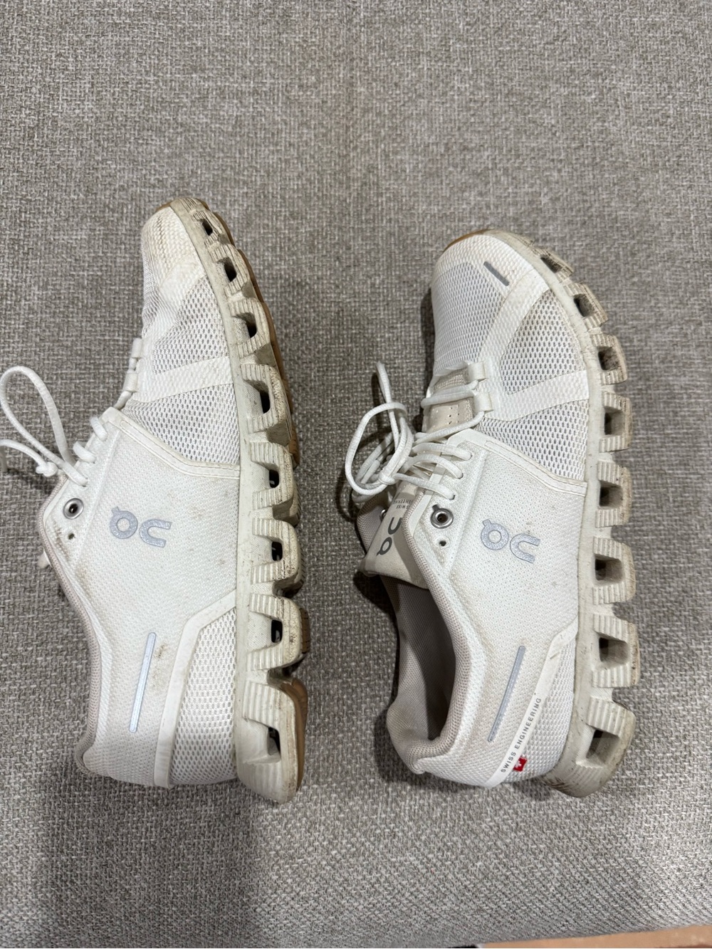 On Running Running Cloud White Running Shoes
